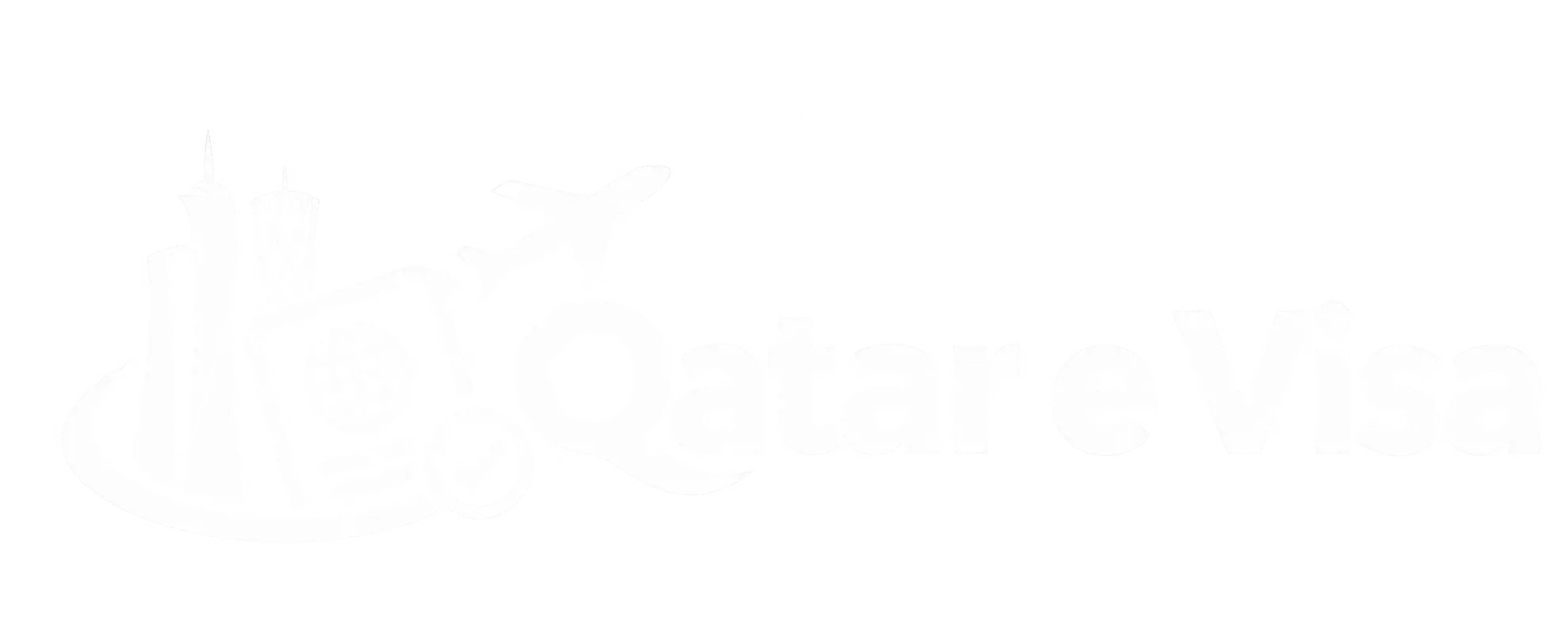 Qatar e Visa Travel Logo